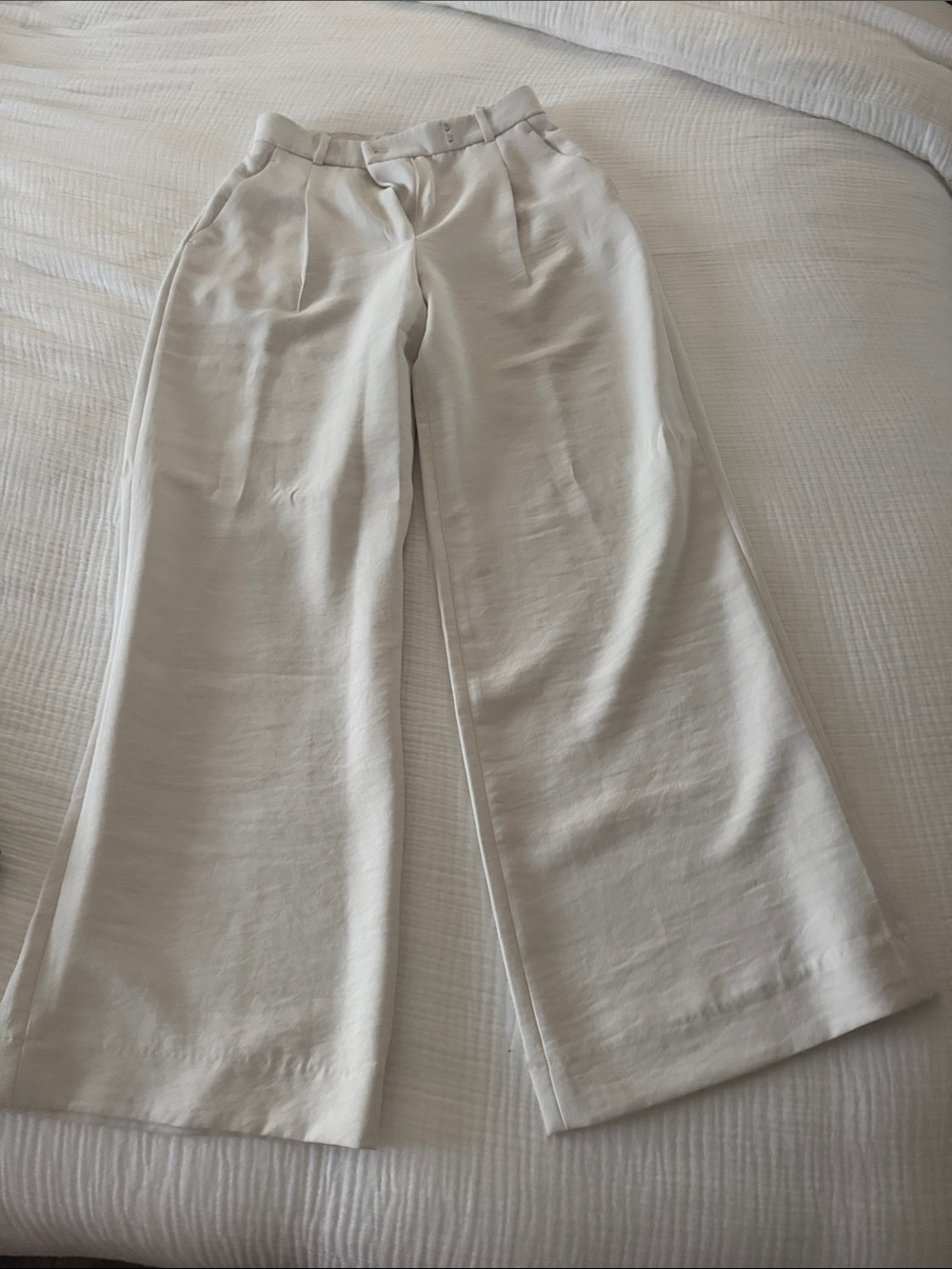 ABERCROMBIE Curve Love A&F Harper Tailored Premium Crepe Pant tall length